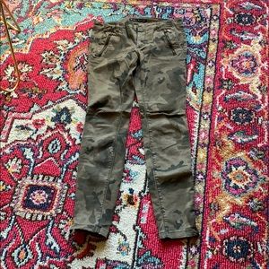Zara Camo Ankle Skinny
